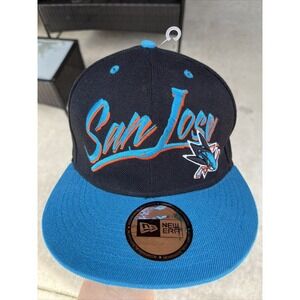 NHL San Jose SHARKS Hockey New Era Adjustable Snapback Logo Adult Hat Cap